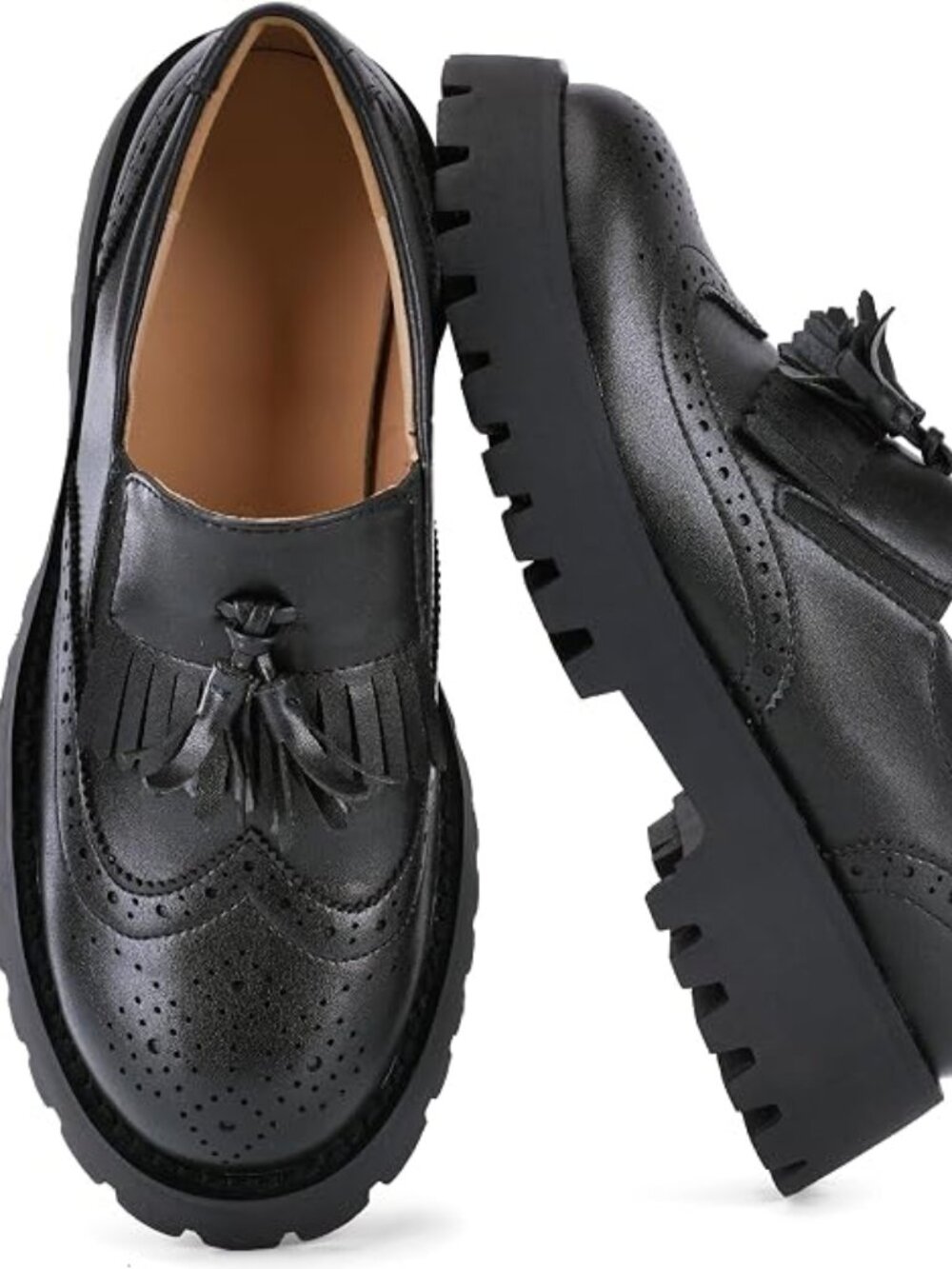 Women Classic Tassel Platform Loafers - New in box - 7.5